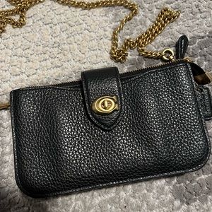 Coach-crossbody mini bag.